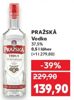 Kaufland PRAŽSKÁ Vodka nabídka