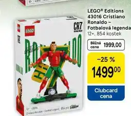 Tesco LEGO Editions 43016 Cristiano Ronaldo - CR7 Fotbalová legenda 12+, 854 kostek nabídka