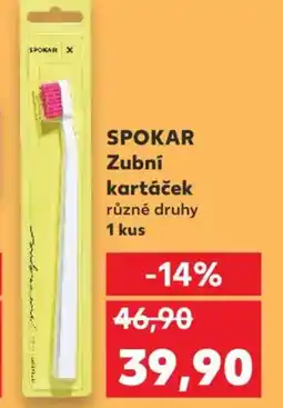Kaufland SPOKAR Zubní kartáček nabídka