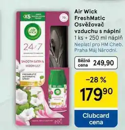 Tesco Air Wick FreshMatic Osvěžovač vzduchu s náplní, 1 ks + 250 ml náplň nabídka