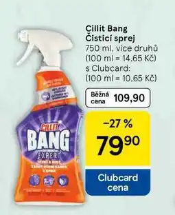 Tesco Cillit Bang Čisticí sprej, 750 ml, více druhů nabídka