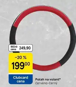 Tesco Potah na volant, červeno-černý nabídka