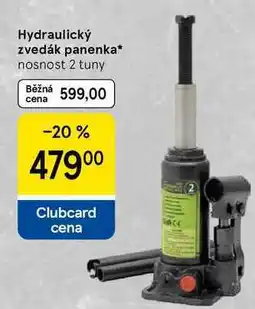 Tesco Hydraulický zvedák panenka, nosnost 2 tuny nabídka