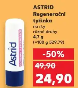 Kaufland ASTRID Regenerační tyčinka nabídka