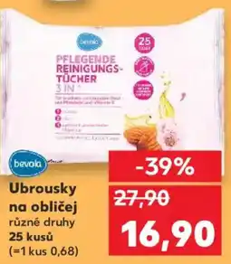 Kaufland Bevola Ubrousky na obličej nabídka