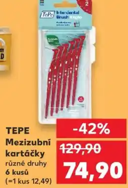Kaufland TEPE Mezizubní kartáčky nabídka