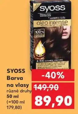 Kaufland SYOSS Barva na vlasy nabídka