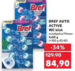 Kaufland BREF AUTO ACTIVE WC blok eucalyptus/flower nabídka
