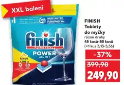 Kaufland FINISH Tablety do myčky nabídka
