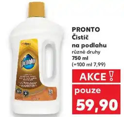 Kaufland PRONTO Čistič na podlahu nabídka
