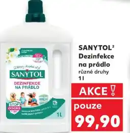 Kaufland SANYTOL² Dezinfekce na prádlo nabídka