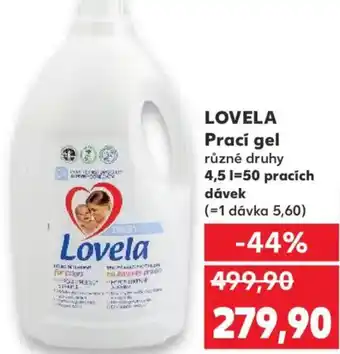 Kaufland LOVELA Prací gel nabídka
