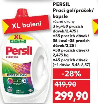 Kaufland PERSIL Prací gel/prášek/ kapsle nabídka