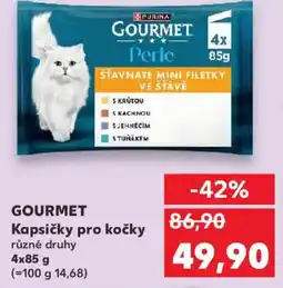 Kaufland GOURMET Kapsičky pro kočky nabídka