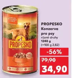 Kaufland PROPESKO Konzerva pro psy nabídka