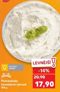 Kaufland Pomazánka česnekovo-sýrová nabídka