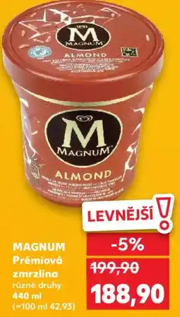 Kaufland MAGNUM Prémiová zmrzlina nabídka