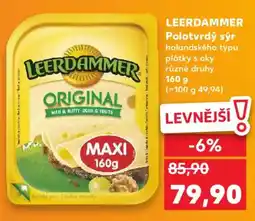 Kaufland LEERDAMMER Polotvrdý sýr nabídka