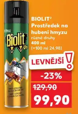 Kaufland BIOLIT² Prostředek na hubení hmyzu nabídka