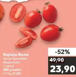 Kaufland Rajčata Roma nabídka
