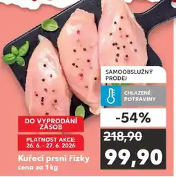 Kaufland Kuřecí prsní řízky nabídka