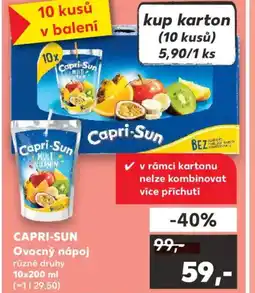 Kaufland CAPRI-SUN Ovocný nápoj nabídka