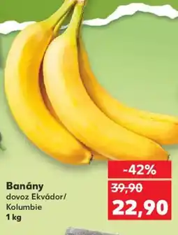 Kaufland Banány nabídka
