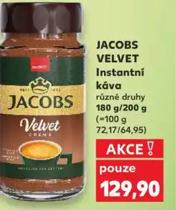Kaufland JACOBS VELVET Instantní Κάνα nabídka