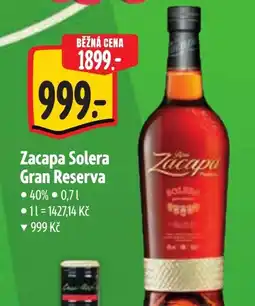 Albert Zacapa Solera Gran Reserva nabídka