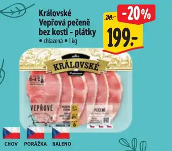 Albert Královské Vepřová pečeně bez kosti - plátky nabídka