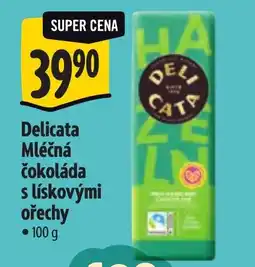 Albert Delicata Mléčná čokoláda s lískovými ořechy nabídka