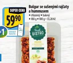 Albert Bulgur se sušenými rajčaty a hummusem nabídka