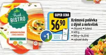 Albert Krémová polévka z dýně a mrkviček nabídka