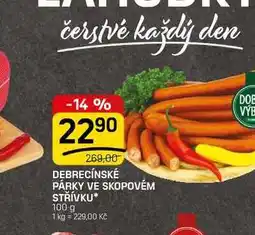 Flop DEBRECÍNSKÉ PÁRKY VE SKOPOVÉM STŘÍVKU nabídka