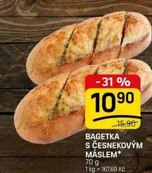 Flop BAGETKA S ČESNEKOVÝM MÁSLEM nabídka
