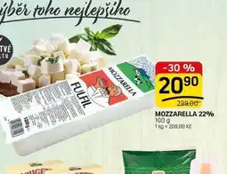 Flop MOZZARELLA 22% nabídka