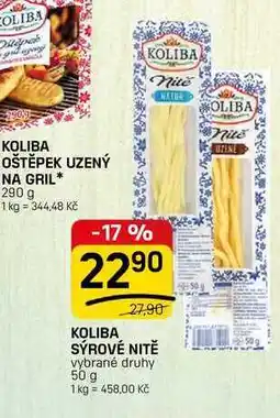Flop KOLIBA SÝROVÉ NITĚ vybrané druhy nabídka