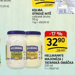 Flop HELLMANN'S MAJONÉZA | TATARSKÁ OMÁČKA nabídka