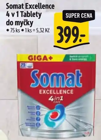 Albert Somat Excellence 4 v 1 Tablety do myčky nabídka