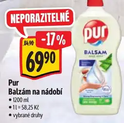 Albert Pur Balzám na nádobí nabídka