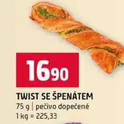 Terno TWIST SE ŠPENÁTEM 75 g pečivo dopečené nabídka