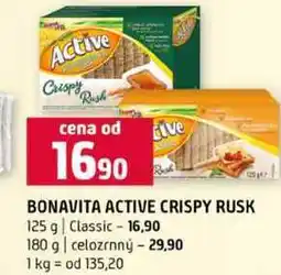 Terno BONAVITA ACTIVE CRISPY RUSK 125 g Classic 180 g celozrnný nabídka