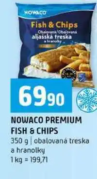 Terno NOWACO PREMIUM FISH & CHIPS 350 g obalovaná treska a hranolky nabídka