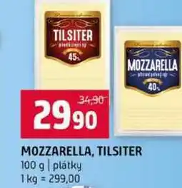 Terno MOZZARELLA, TILSITER 100 g plátky nabídka