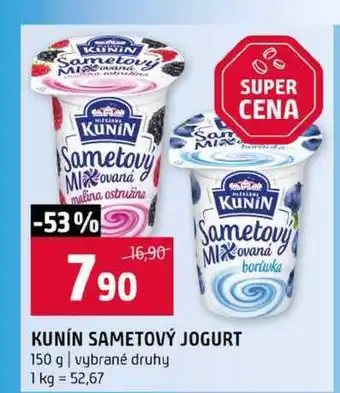 Terno KUNÍN SAMETOVÝ JOGURT 150 g vybrané druhy nabídka