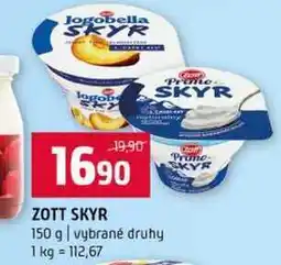 Terno ZOTT SKYR 150 g vybrané druhy nabídka