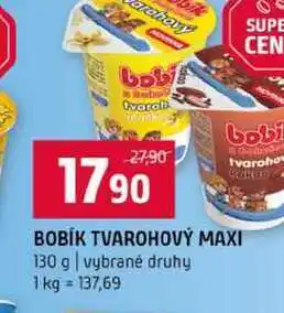 Terno BOBÍK TVAROHOVÝ MAXI 130 g vybrané druhy nabídka