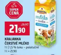Terno KRAJANKA ČERSTVÉ MLÉKO 1l 1,5 % tuku polotučné nabídka