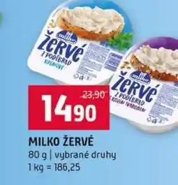 Terno MILKO ŽERVÉ 80 g vybrané druhy nabídka