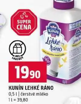 Terno KUNÍN LEHKÉ RÁNO 0,5l čerstvé mléko nabídka